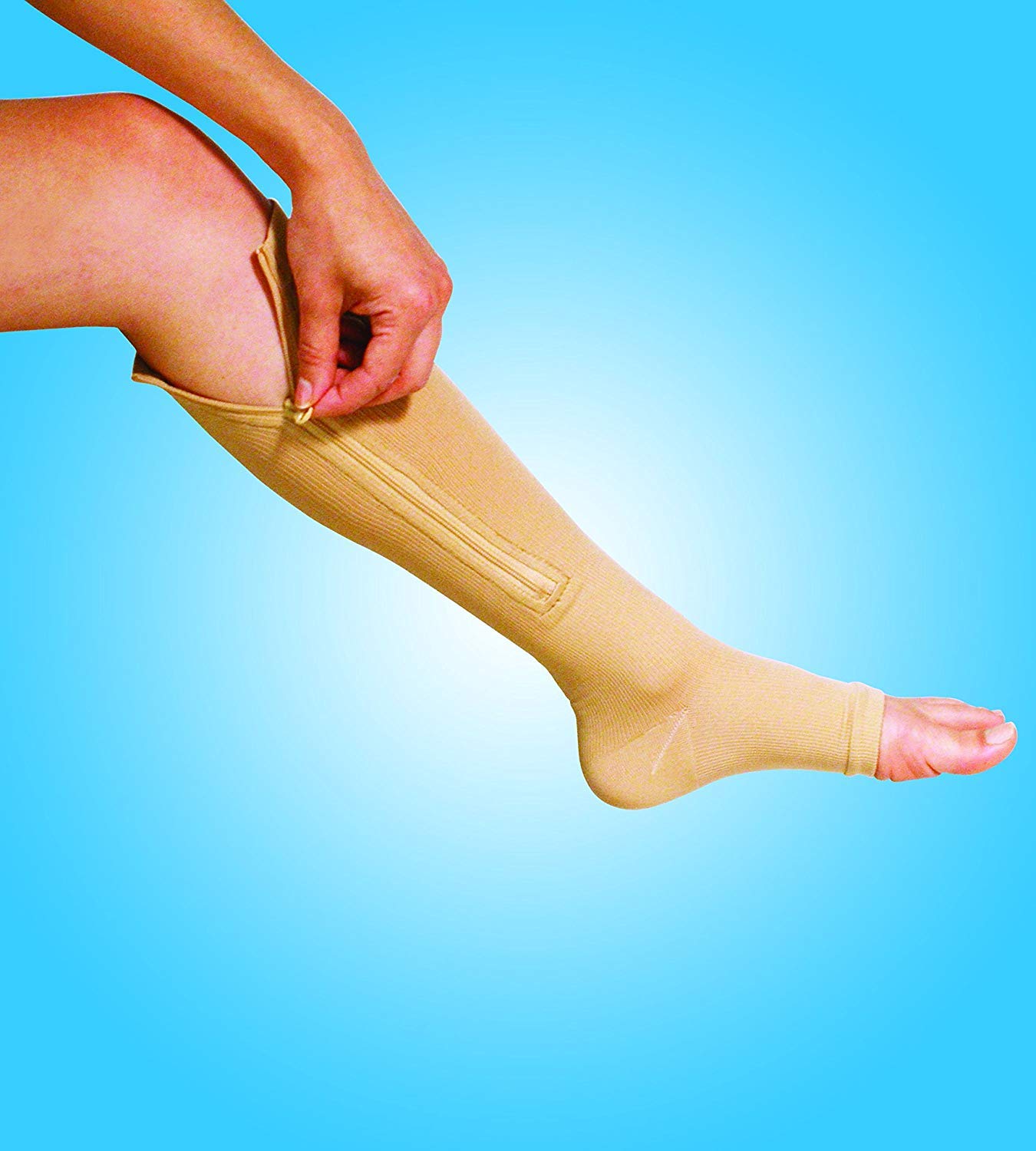 Amazon.com: Zip Sox Compression Socks by BulbHead - Pair, S/M